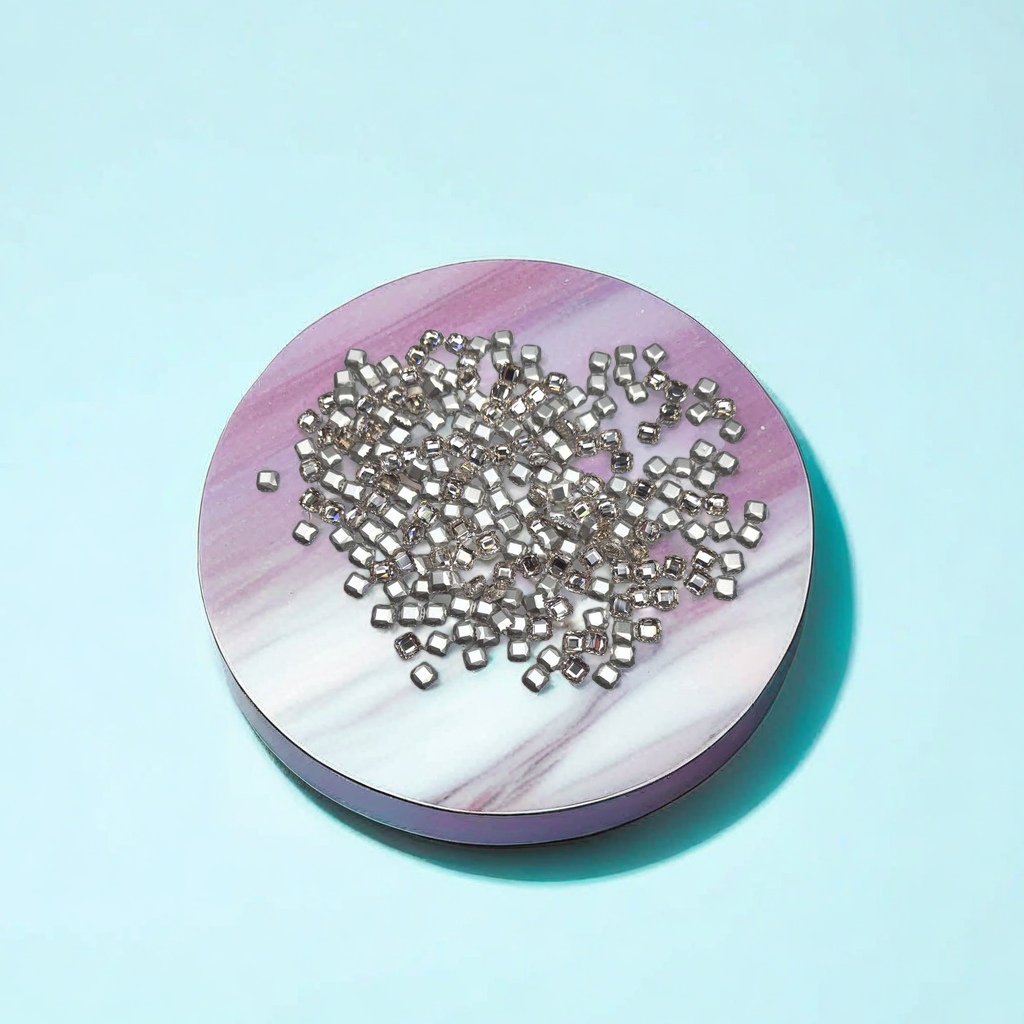 Silver square rhinestone jewelry accessories, DIY decorative materials details Picture
