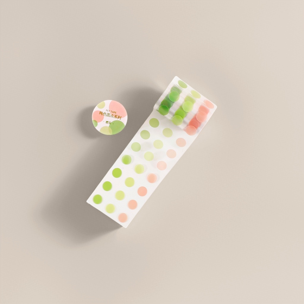 绿色渐变圆点胶带产品图