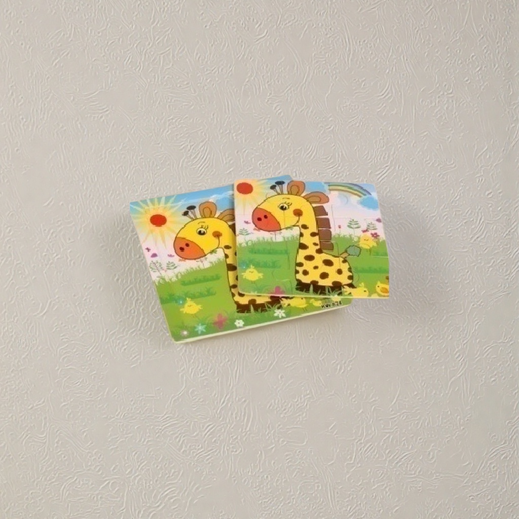 Children's educational puzzle book, colorful cartoon giraffe pattern thick cardboard, safe and non-toxic Application Scenario