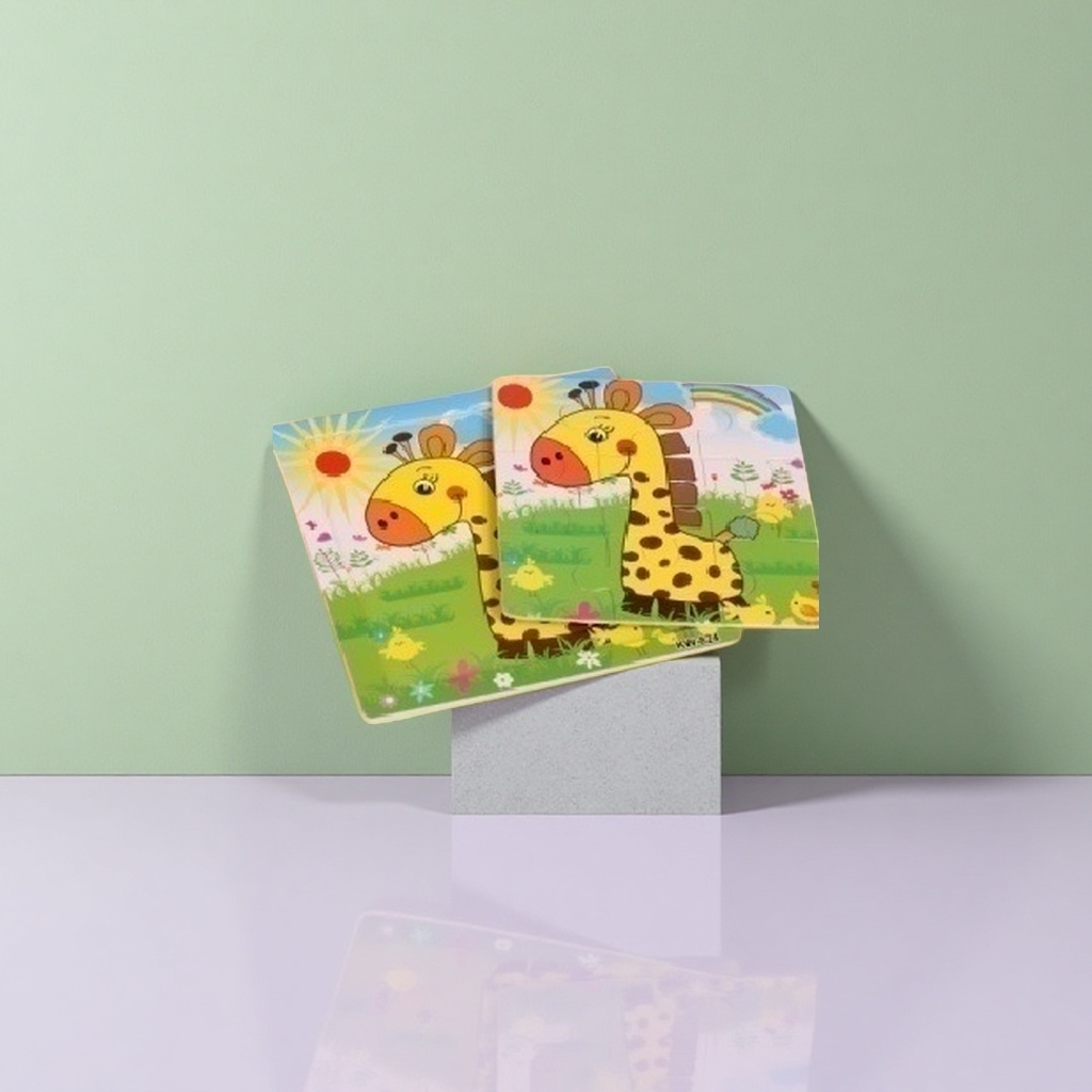 Colorful long-necked deer children's book puzzle, educational toys for early childhood education, 3-6 years old Application Scenario