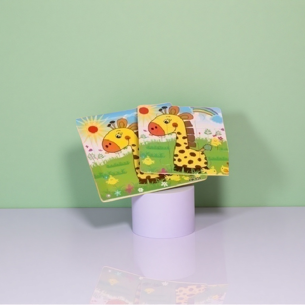 Colorful long-necked deer children's book puzzle, educational toys for early childhood education, 3-6 years old Specification image