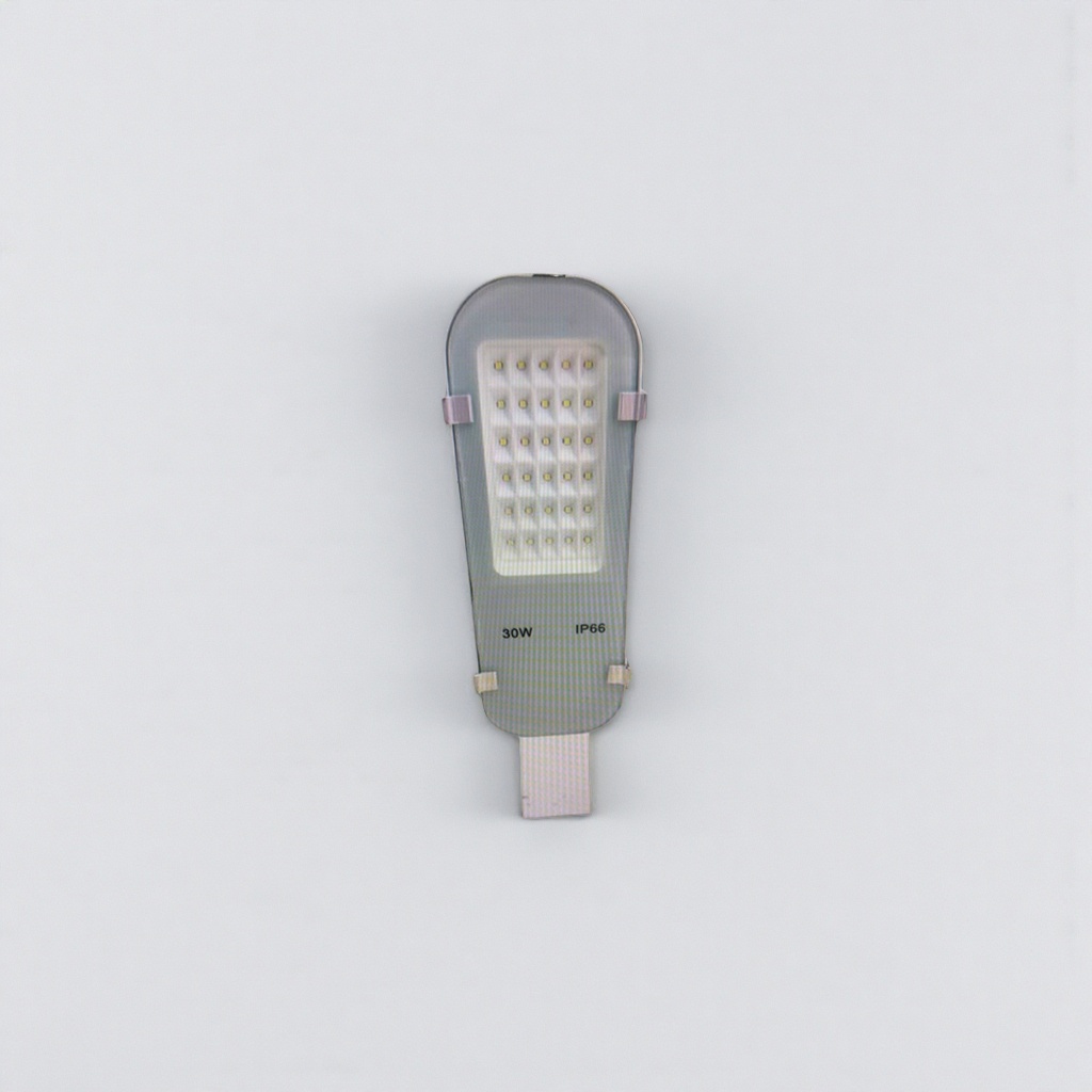 灰色LED路灯 户外防水节能照明 30W 6米高杆适用