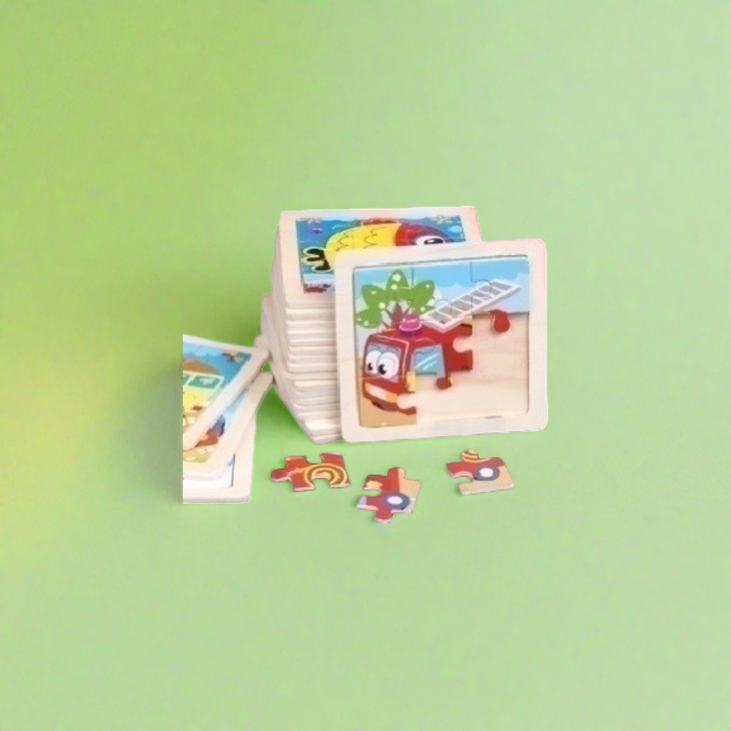 Colorful jigsaw puzzle toys, parent-child interactive tabletop games, 3D stereoscopic creative children's enlightenment Application Scenario
