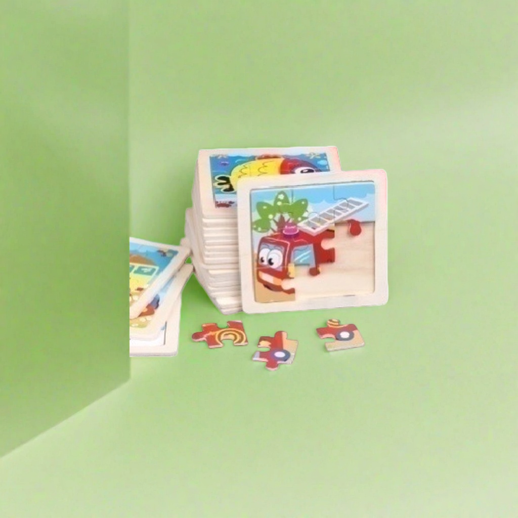 Colorful jigsaw puzzle toys, parent-child interactive tabletop games, 3D stereoscopic creative children's enlightenment Specification image