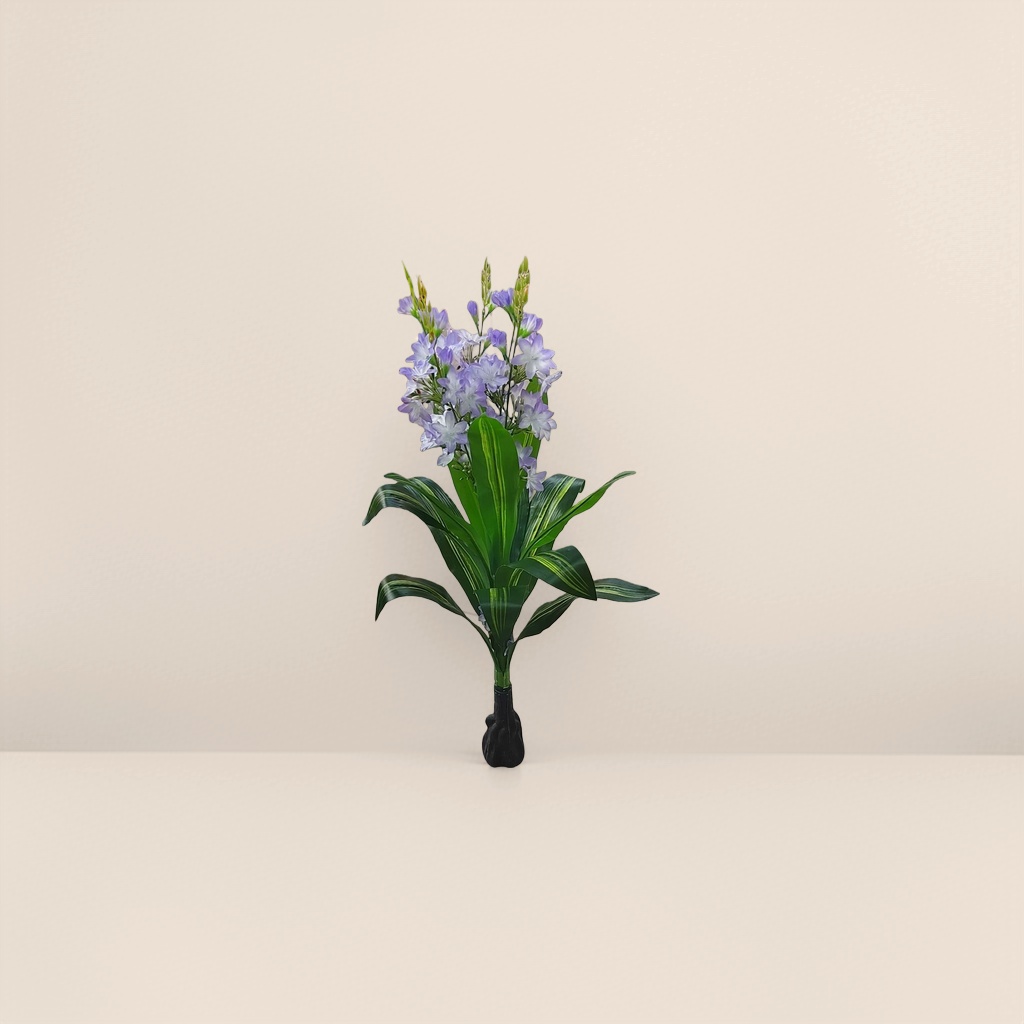 紫色花朵人造植物仿真花艺装饰室内摆件