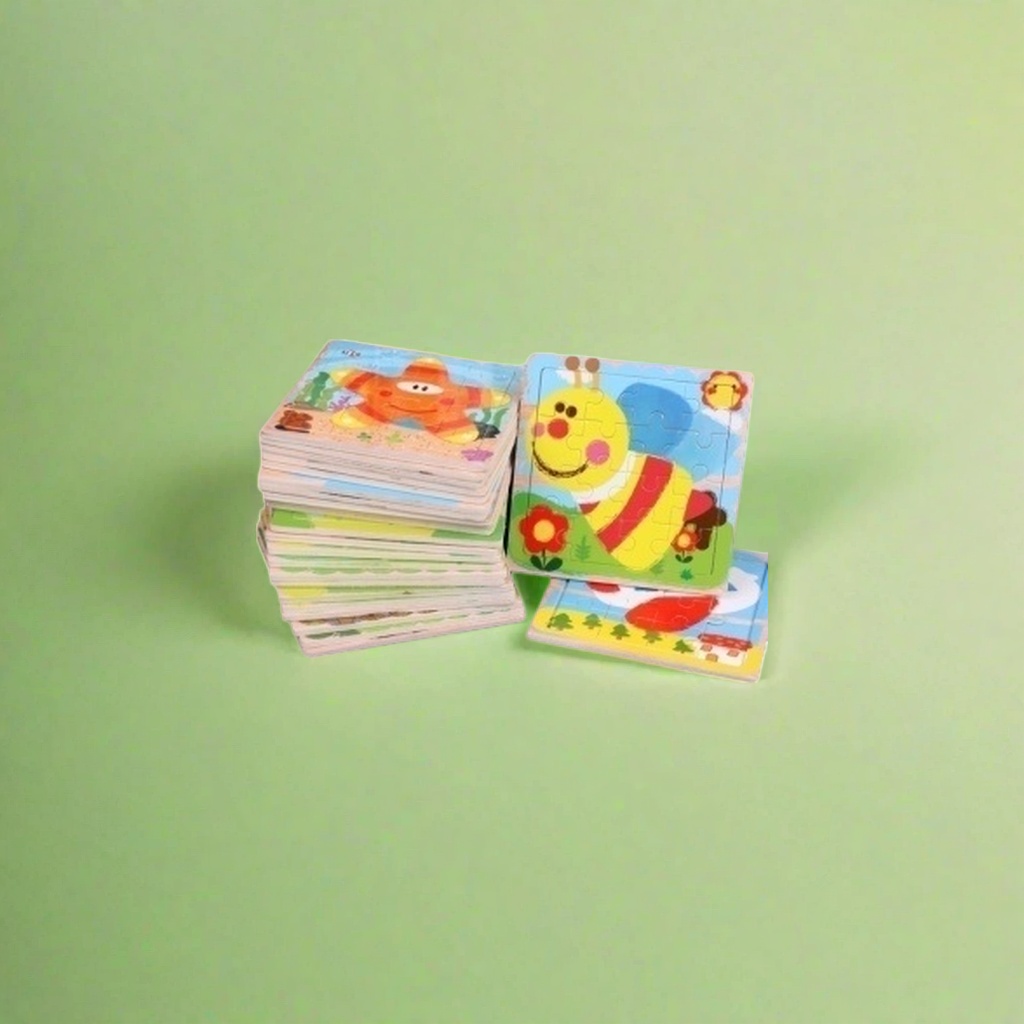 Colorful children's jigsaw puzzle toys, made of wood, smooth and unpainted, safe and suitable for children aged 1-3, for family parent-child interaction Application Scenario