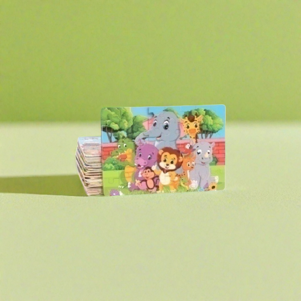 Colorful children's jigsaw puzzles with puzzle boards are safe and non-toxic for early education Application Scenario