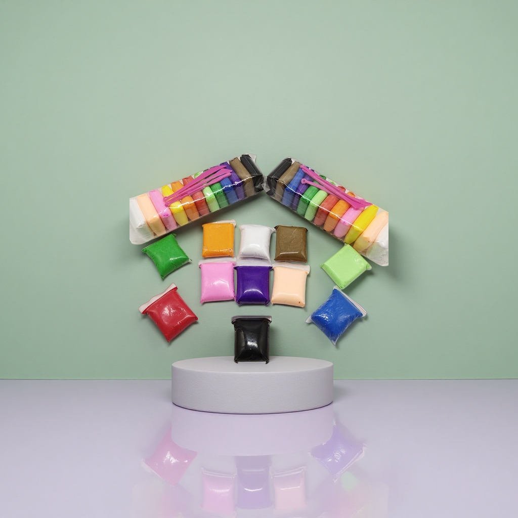 Colorful plasticine children's educational, safe, non-toxic, malleable and creative handmade toys Application Scenario