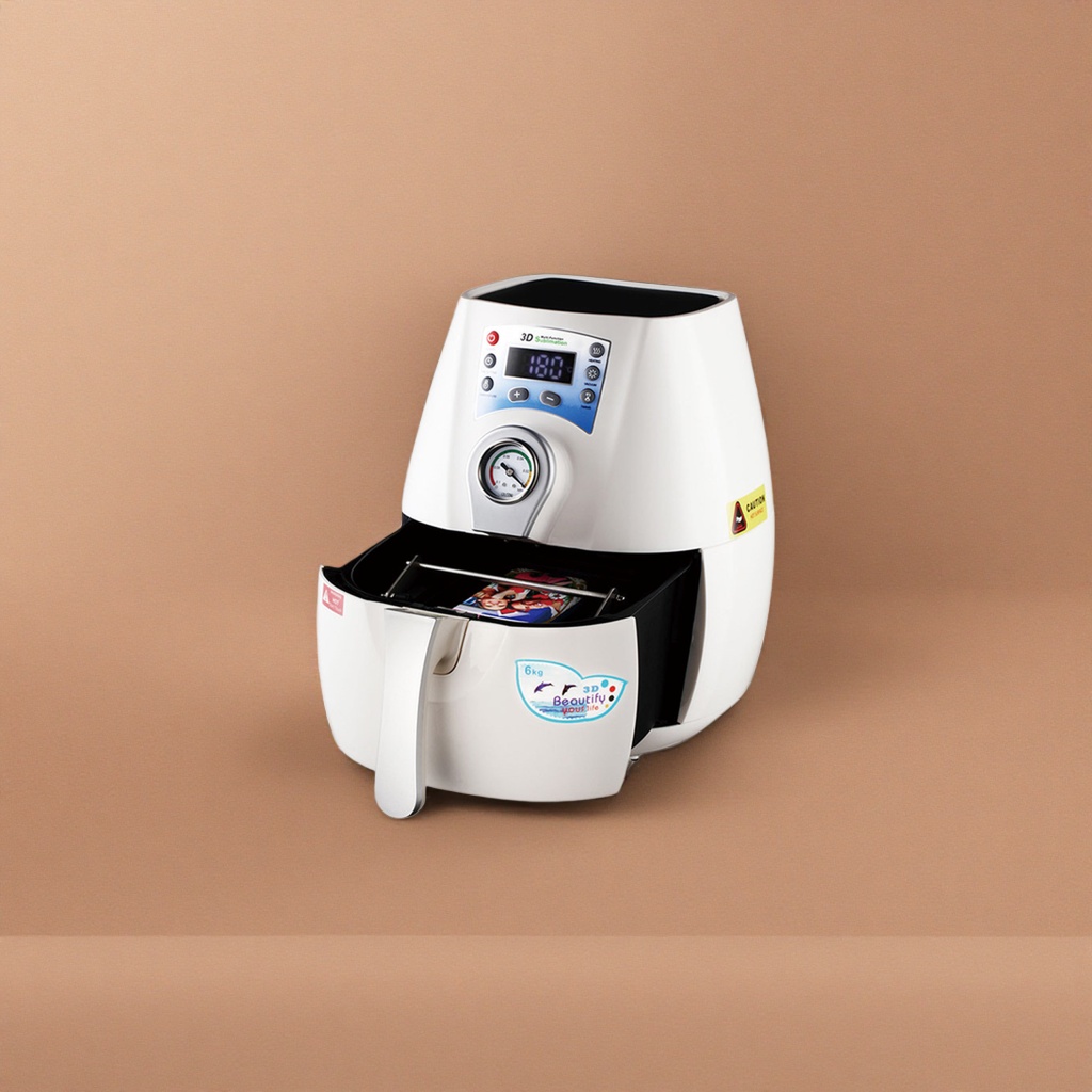 White 3D sublimation heat transfer machine desktop digital printing equipment, suitable for both home and commercial use Application Scenario