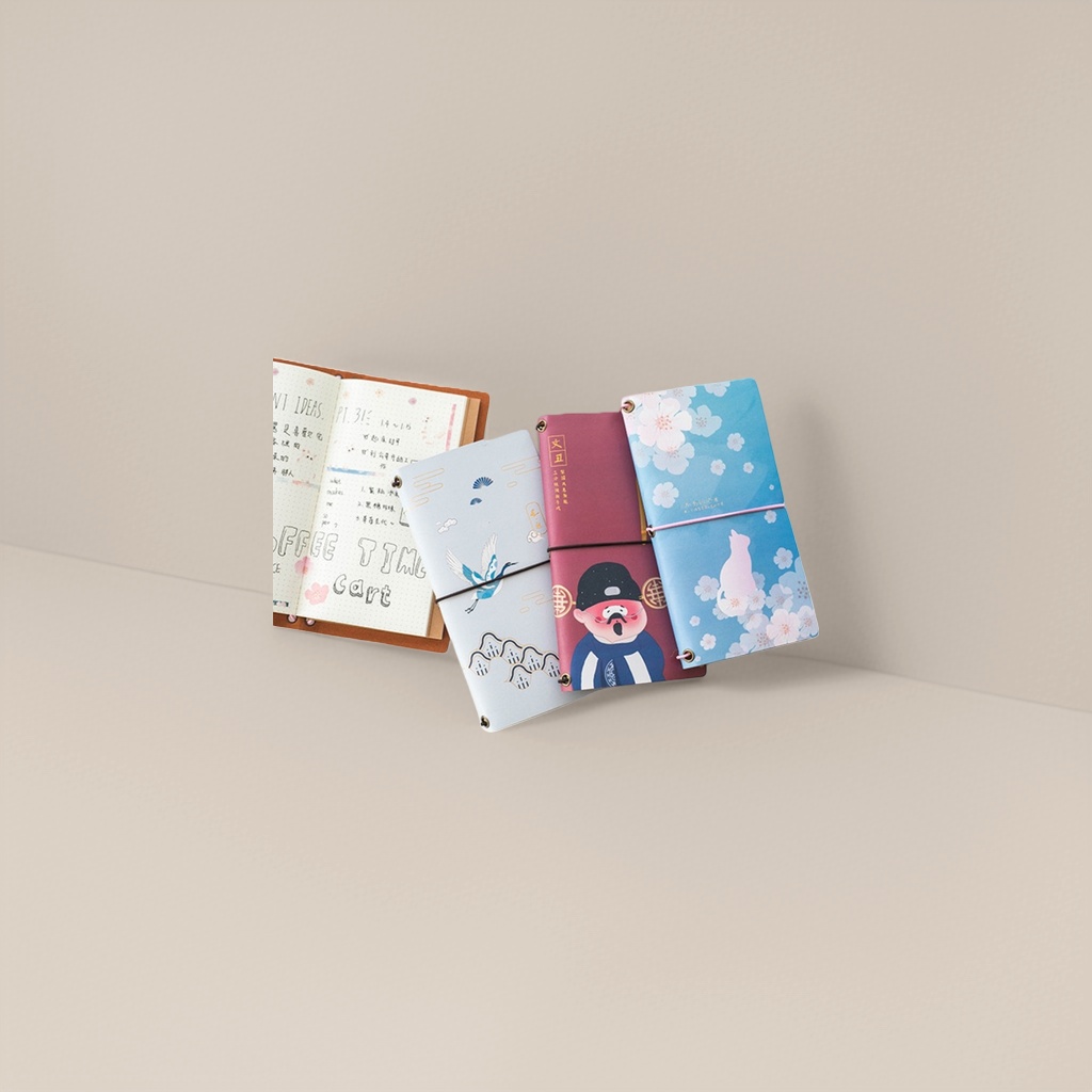 Color notebook A5 with thickened inner pages and a simple style for student office use Specification image