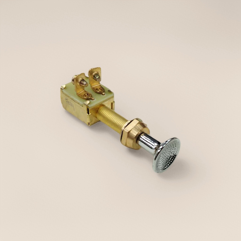 Factory direct sales of golden button switch, metal texture, waterproof and dustproof, household and industrial universal push-type contact switch