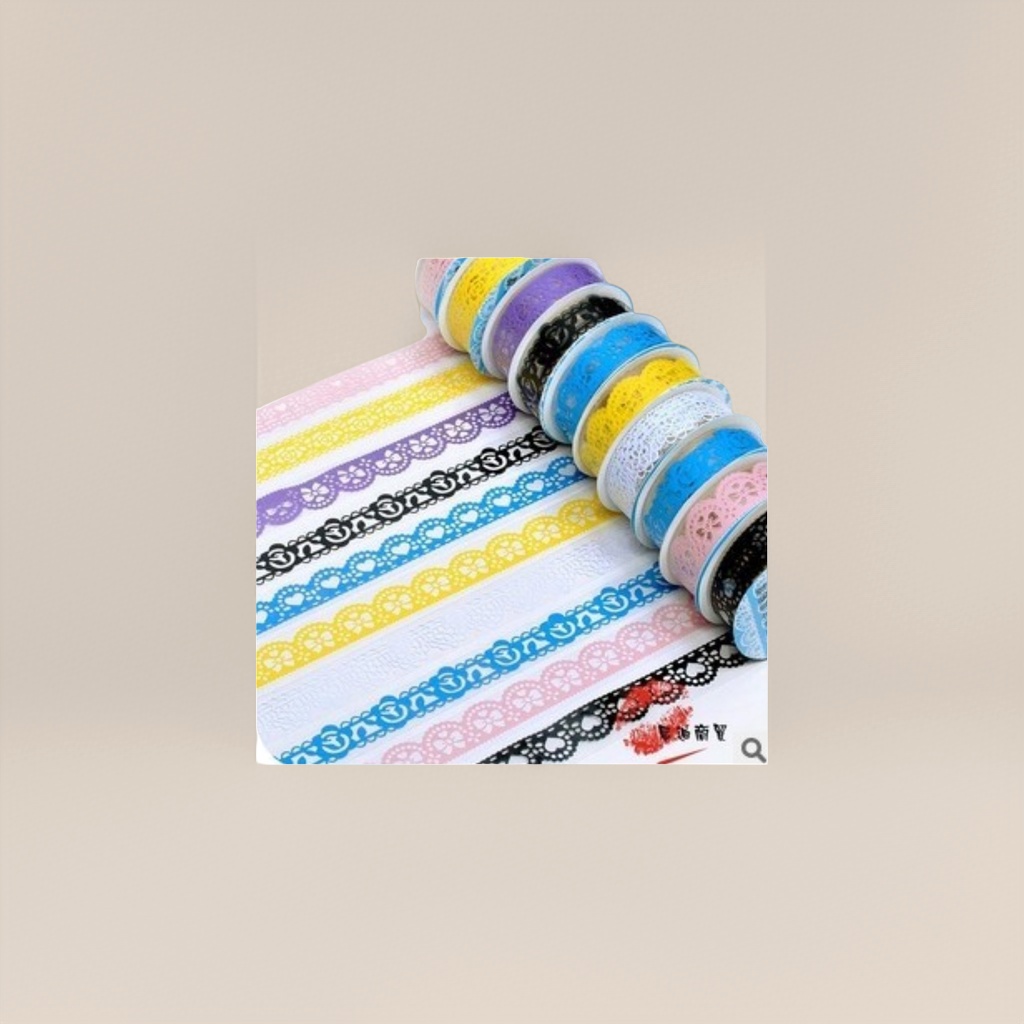 شريط لاصق ملونة، شريط لاصق يدوي مزخرف، لاصق يدوي Specification image