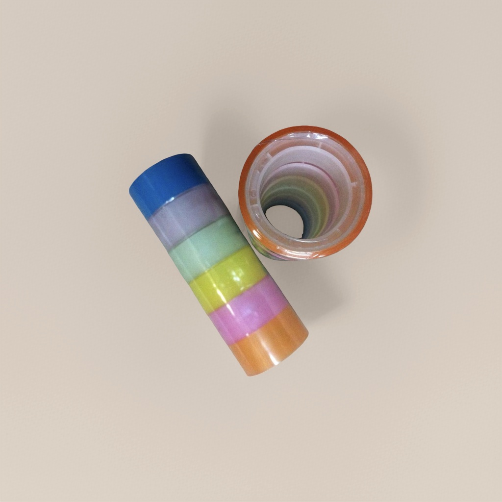شريط لاصق ملونة، ودفتر زينة يدوية، وأشرطة مختلطة متعددة الألوان، محمولة Specification image
