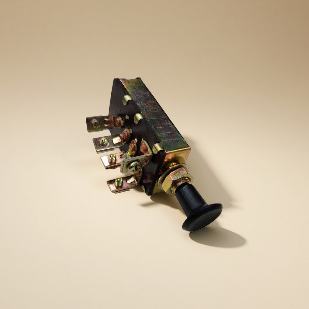 Factory direct sales: Black button switch, waterproof and dustproof, industrial-grade touch key, 12V DC normally open and normally closed Specification image