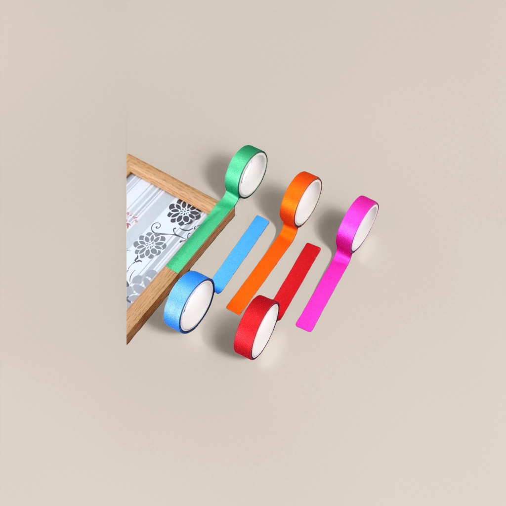Colorful tape rolls, multi-color mixed notebook decoration tape, cartoon pattern 3M wide tape Application Scenario