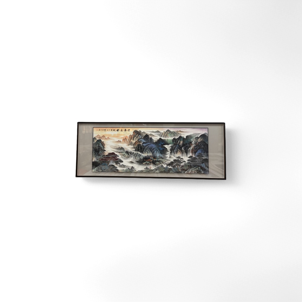 厂家批发水墨山水画装饰画客厅挂画新中式禅意壁画现代简约墙饰
