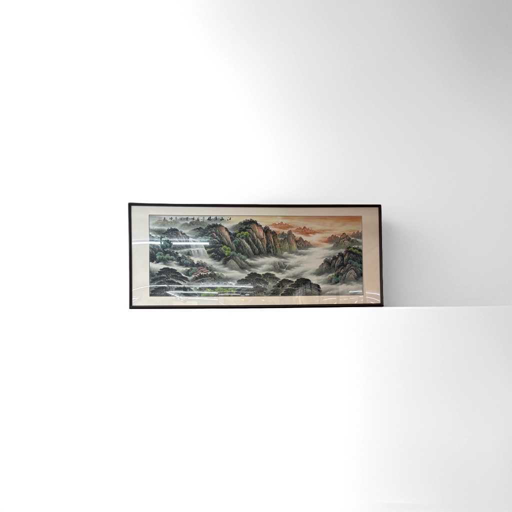 厂家批发山水画装饰画客厅挂画中式古典艺术壁画