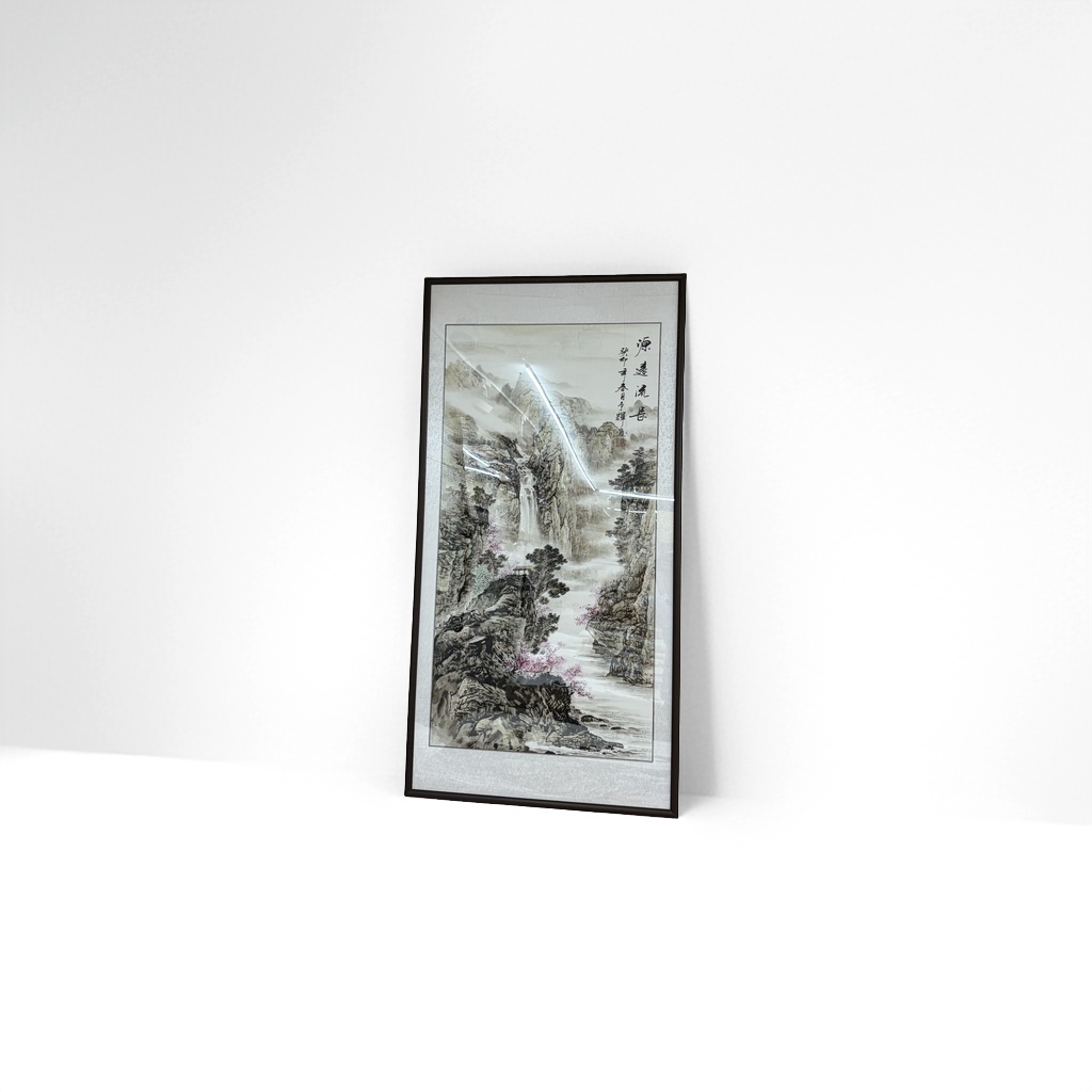 厂家批发水墨山水画装饰画客厅挂画卧室书房艺术壁画