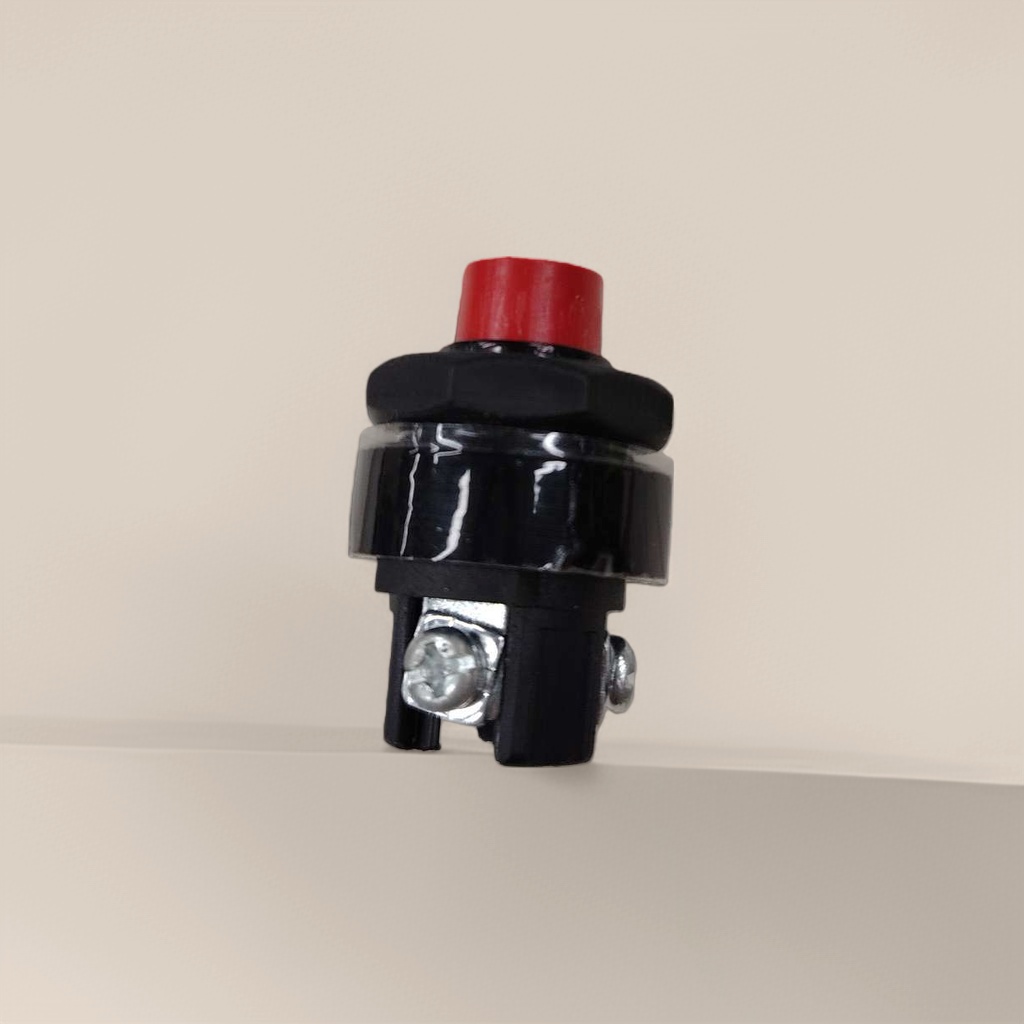 Factory direct sales of red button switch metal casing auto parts