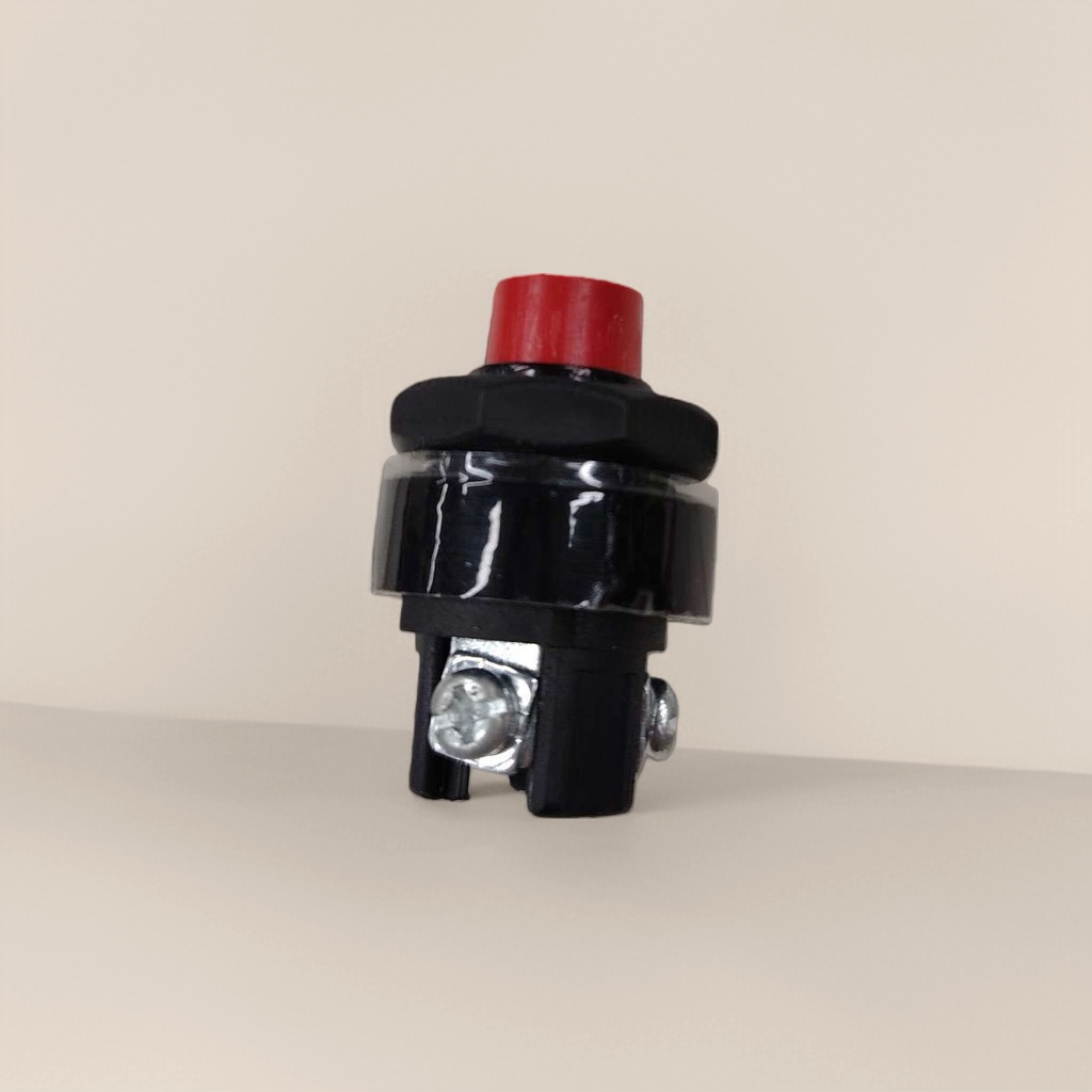 Factory direct sales of red button switch metal casing auto parts details Picture