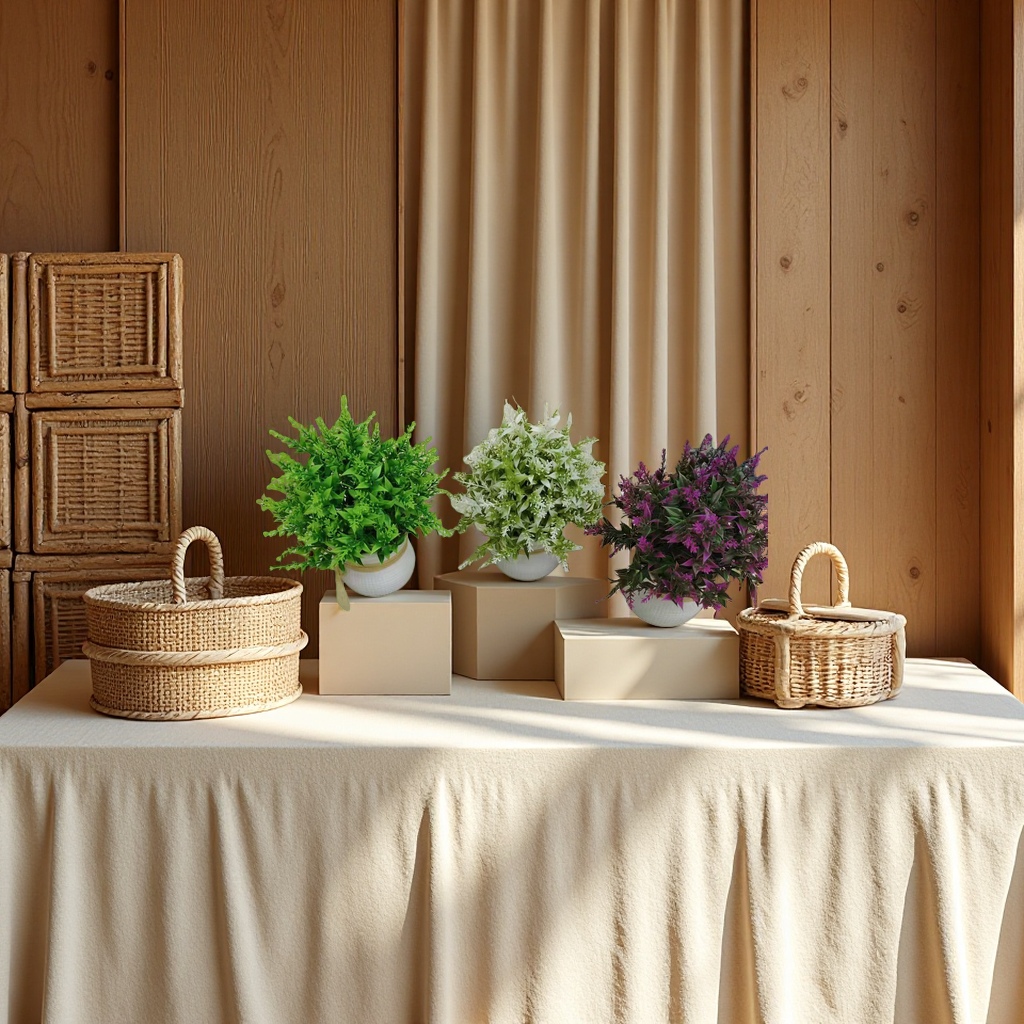 Three artificial green plant potted plants for living room, bedroom and balcony decoration, no need to water, long-lasting freshness preservation details Picture
