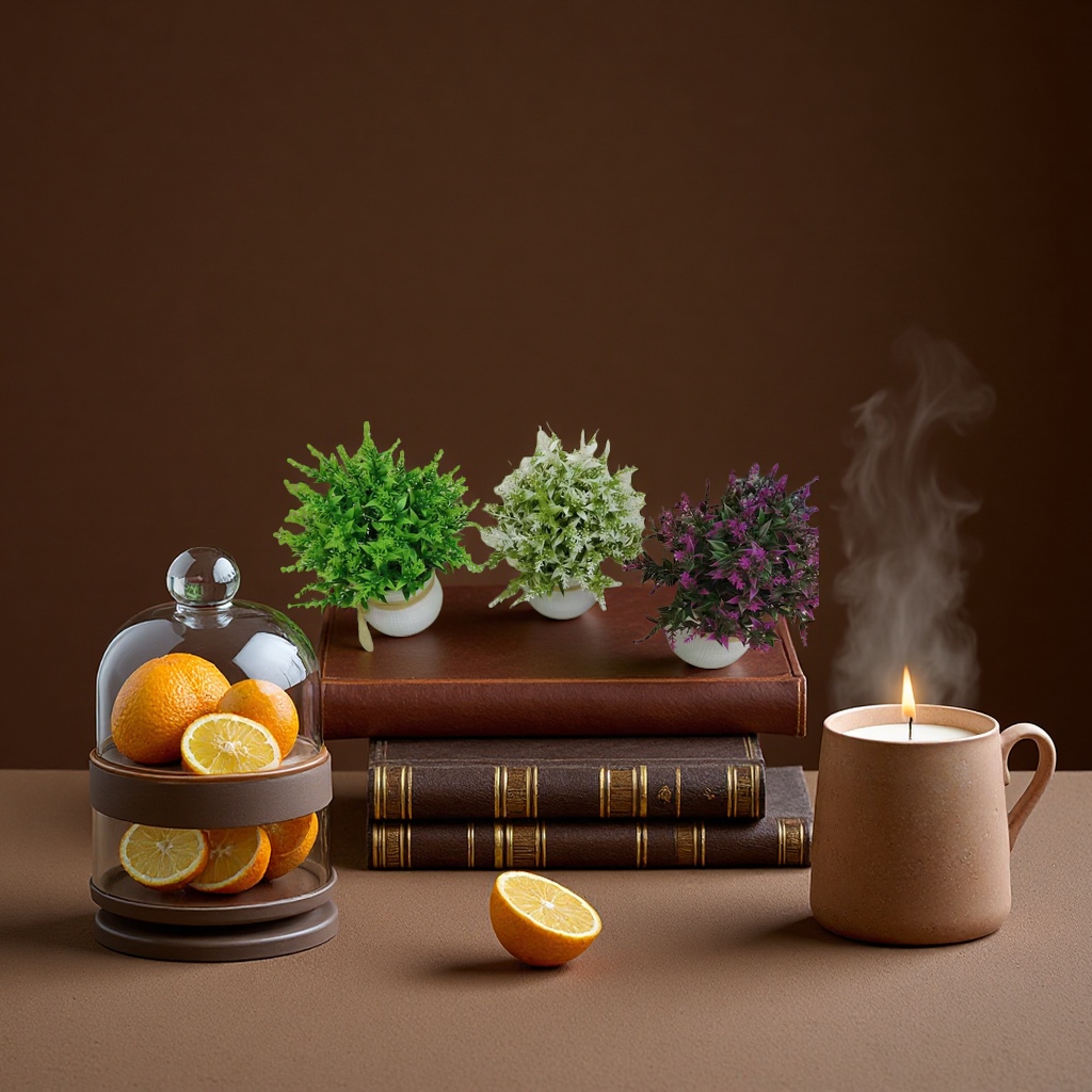 Three artificial green plant potted plants for living room, bedroom and balcony decoration, no need to water, long-lasting freshness preservation Application Scenario