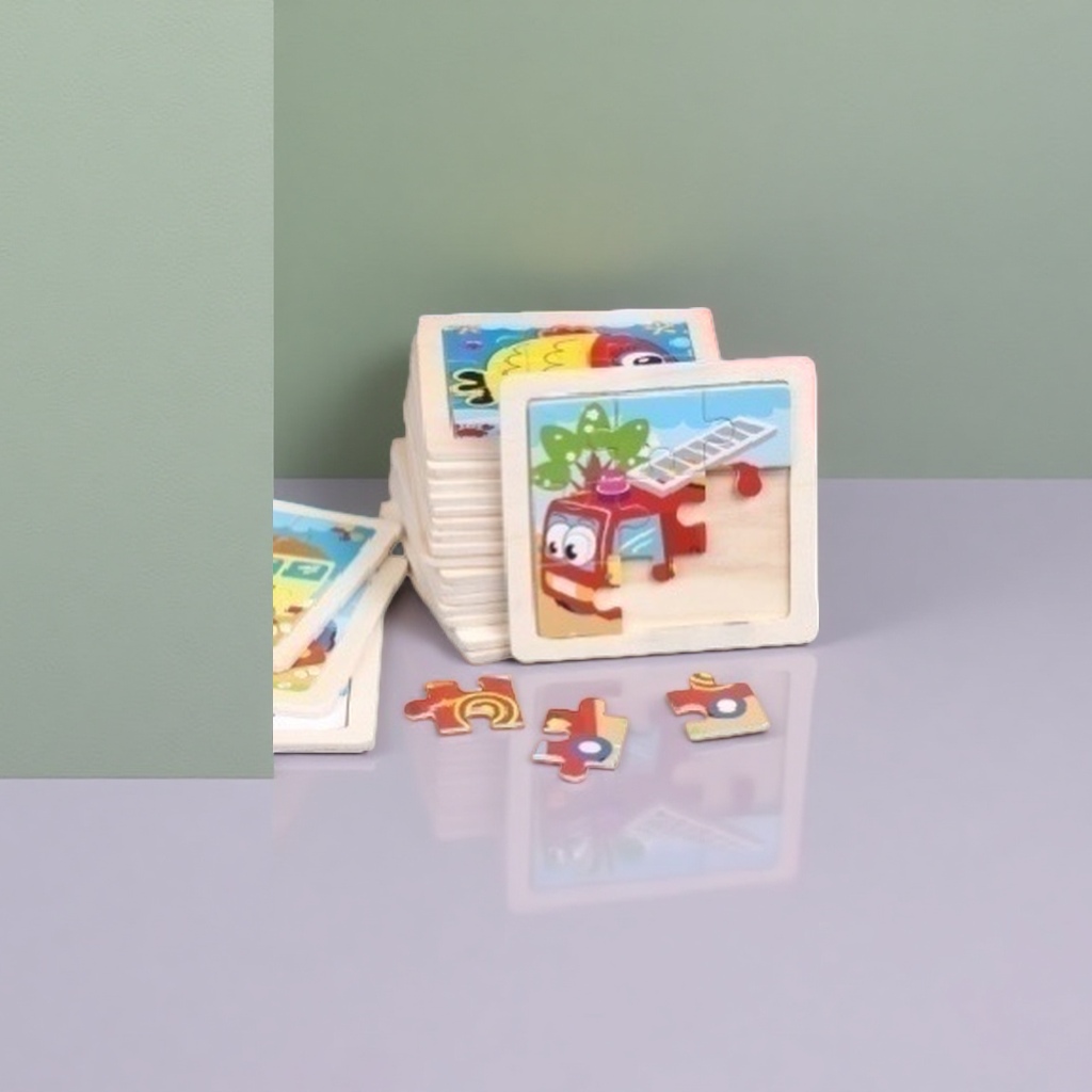 Colorful jigsaw puzzle toys for children's intelligence and early education enlightenment 3D stereoscopic jigsaw puzzles Application Scenario
