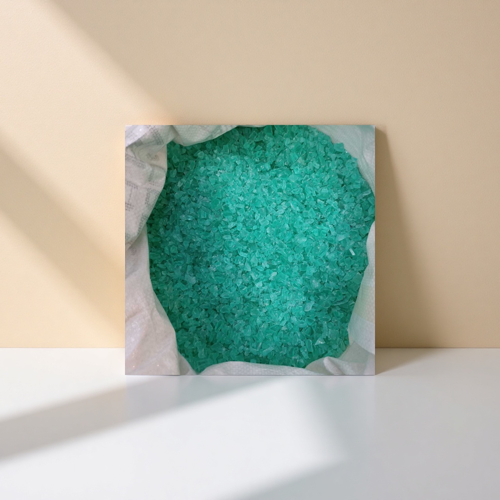 Green granular crystal laboratory-grade chemical reagent 500g Specification image