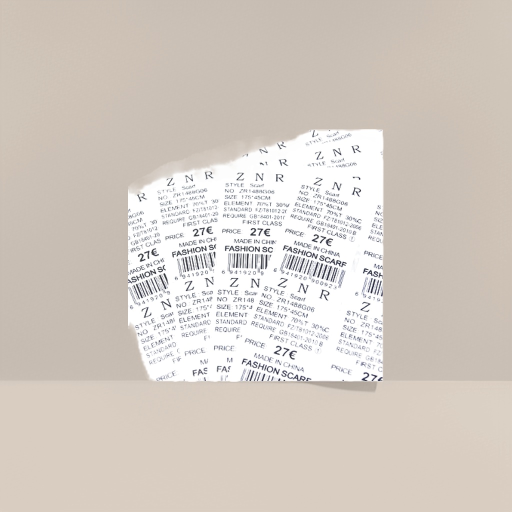 The white label product label is a universal self-adhesive sticker that can print blank label paper Application Scenario