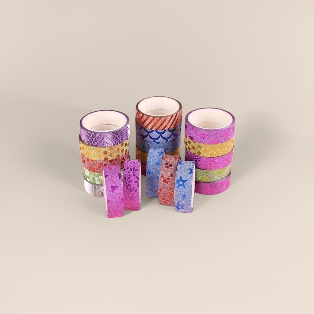 شريط لاصق ملونة، شريط لاصق اليد، شريط لاصق للتمزيق Specification image
