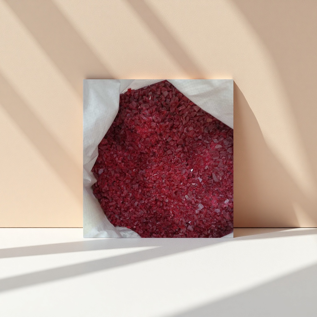 DIY handcrafted accessories for red crushed crystal particle decorative materials Application Scenario