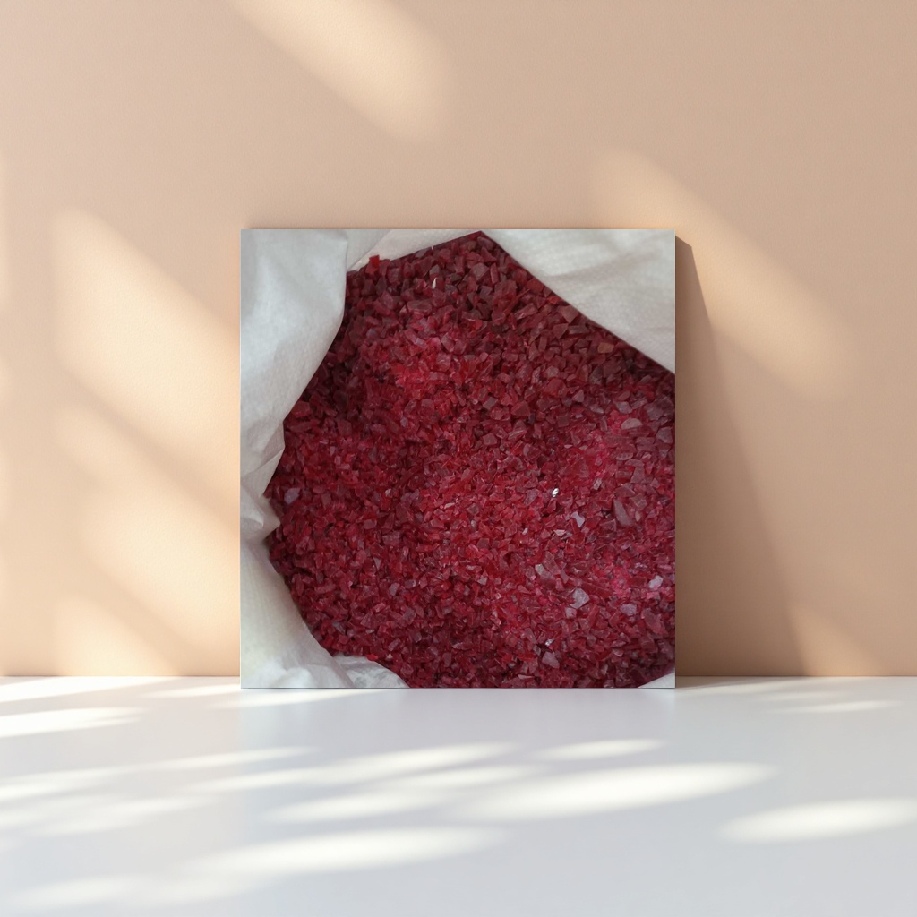 DIY handcrafted accessories for red crushed crystal particle decorative materials Specification image