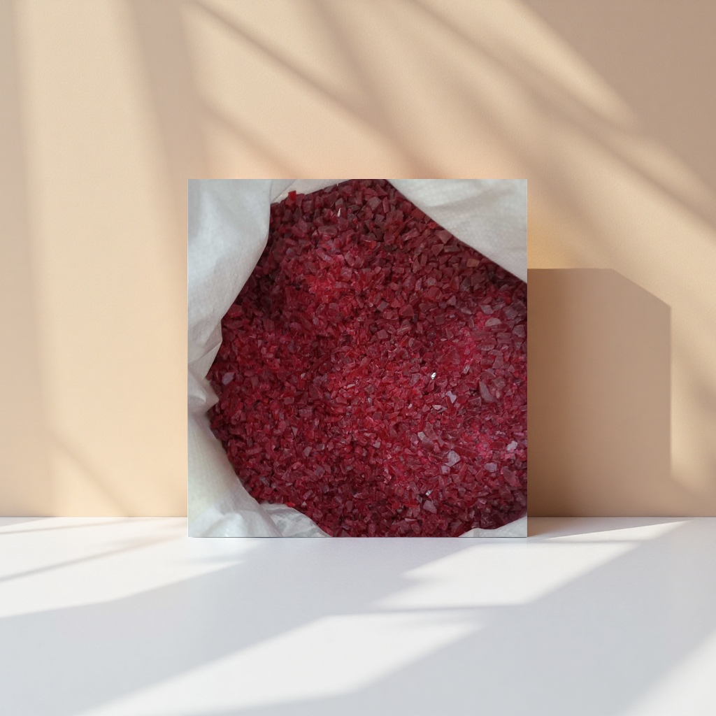 Red crushed grain nail polish decoration glitter sequined nail polish embellishment material Specification image