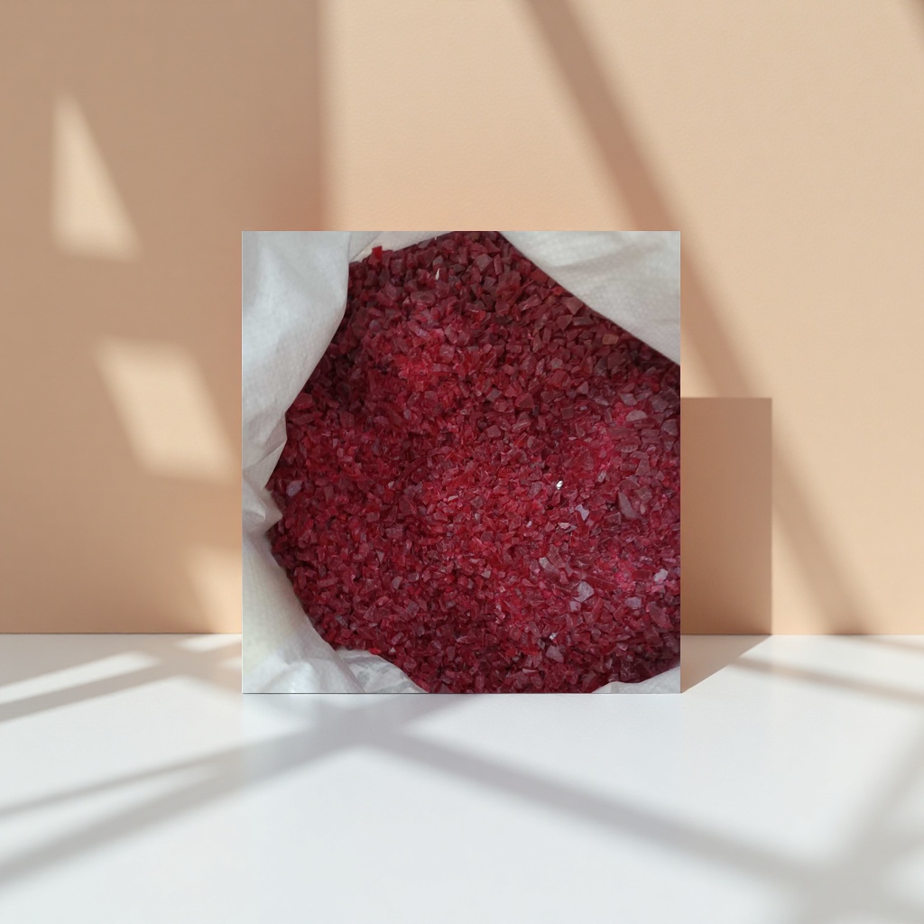 Red crushed grain nail polish decoration glitter sequined nail polish embellishment material details Picture