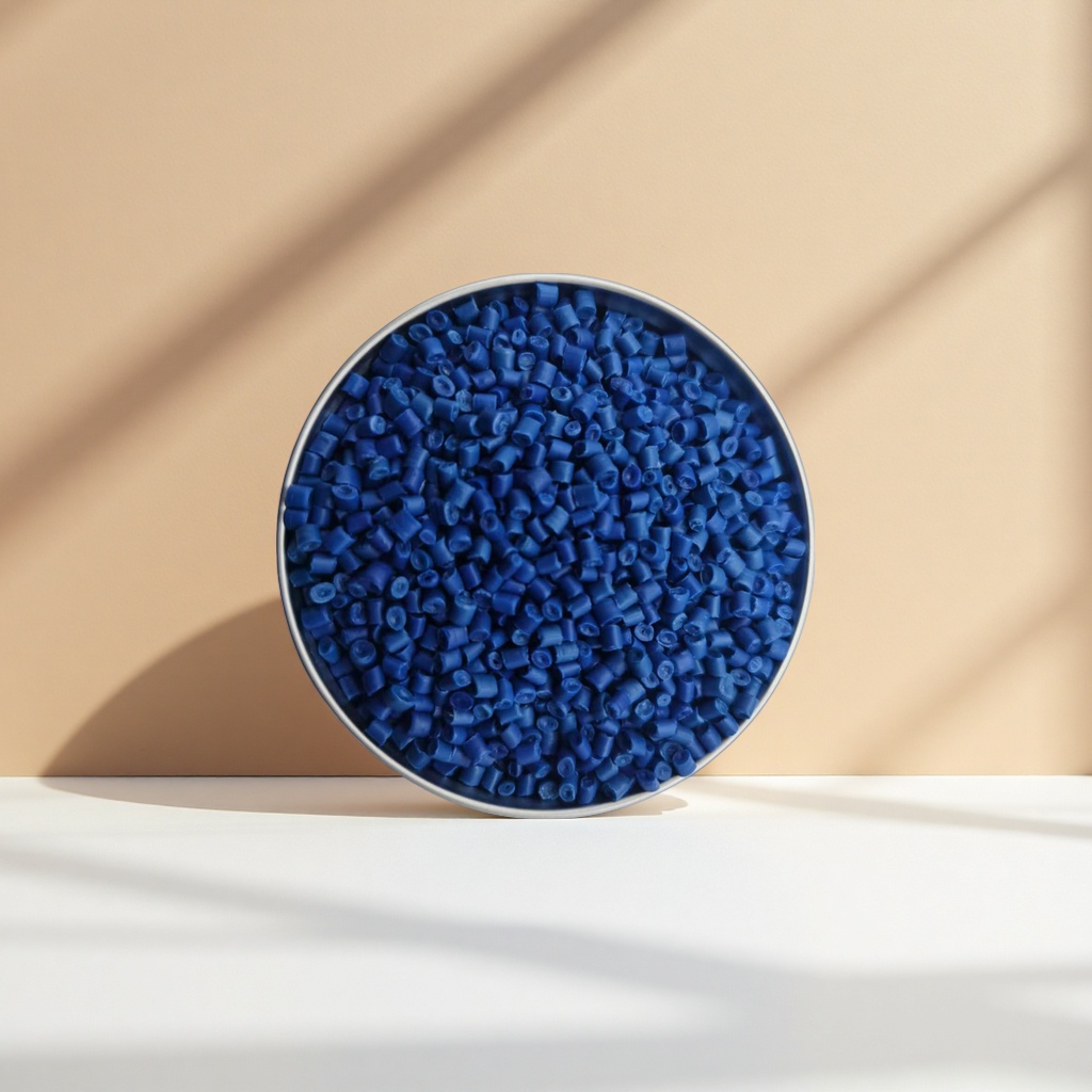 Blue plastic granules, industrial-grade PP polypropylene raw material, 25kg with free shipping details Picture