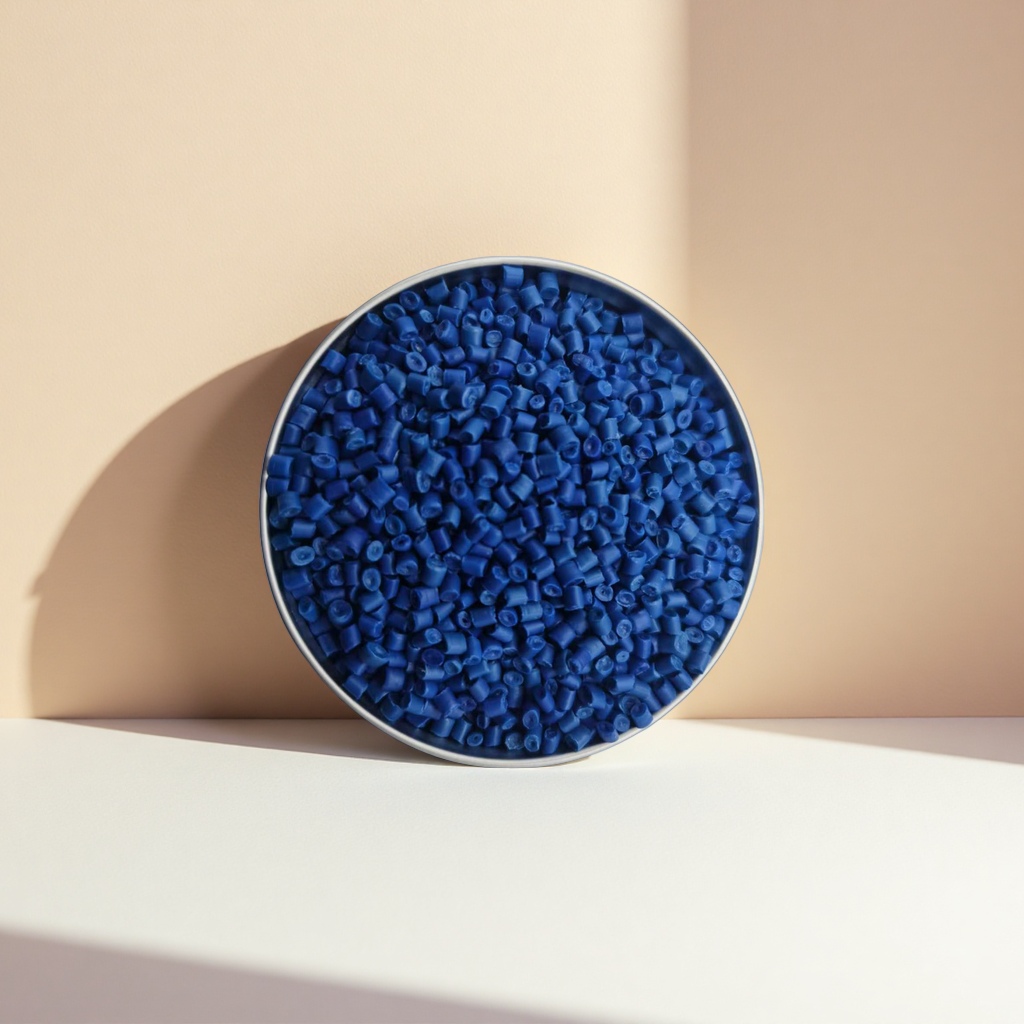 Blue plastic granules, industrial-grade PP polypropylene raw material, 25kg with free shipping Application Scenario