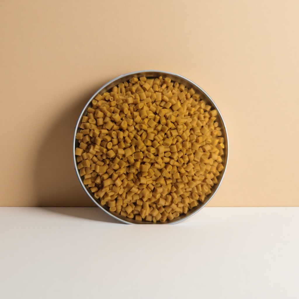 Yellow granular plastic particles, general engineering plastic raw materials, PP PE plastic particles, industrial grade Application Scenario