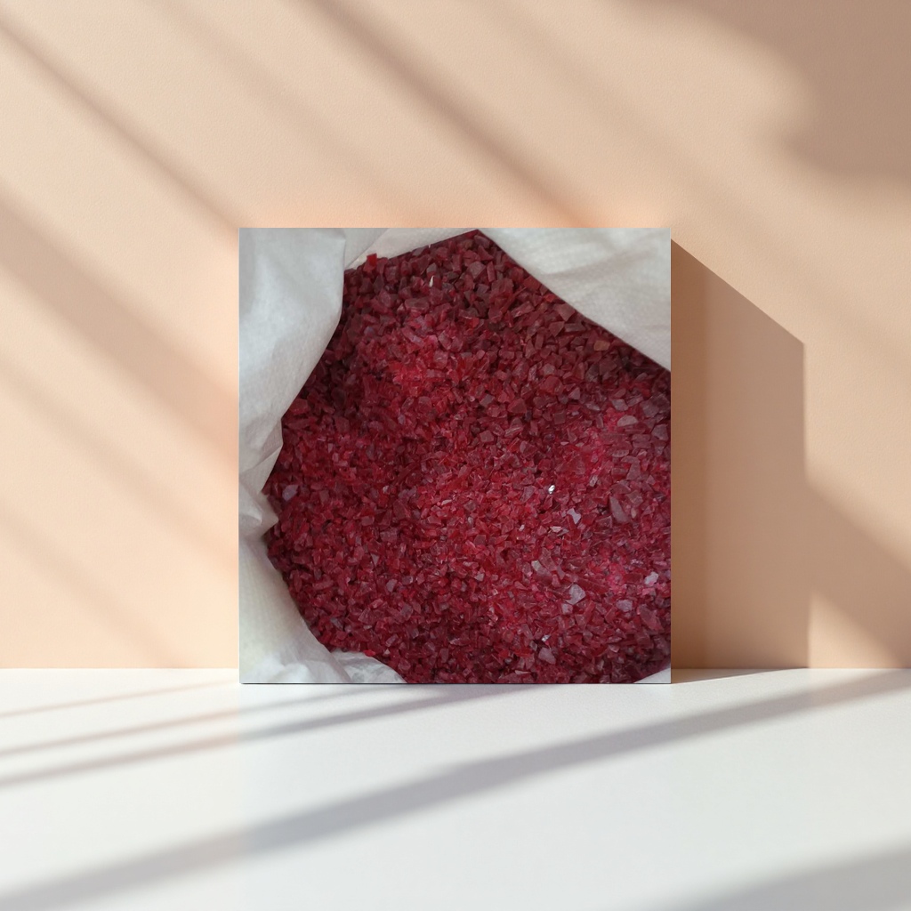 Handmade DIY nail and makeup accessories with red crushed grain decorative sequins Application Scenario