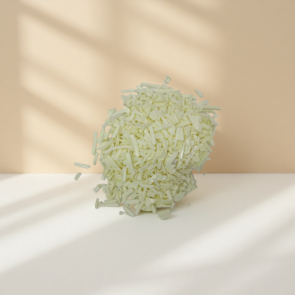 Light yellow flaky natural mineral decontamination particles for multi-scenario household cleaning details Picture