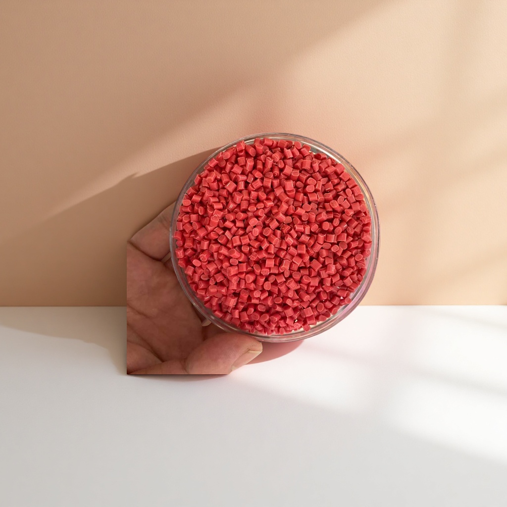 Red granular plastic raw material PP polypropylene injection molding grade general-purpose type details Picture