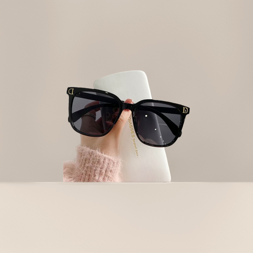 黑色太阳镜 时尚偏光墨镜男女通用防紫外线驾驶休闲 sunglasses