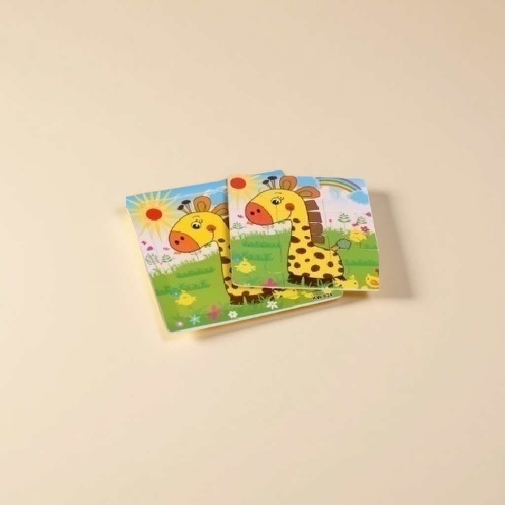 Colorful giraffe-patterned children's book for early education and cognitive enlightenment Application Scenario