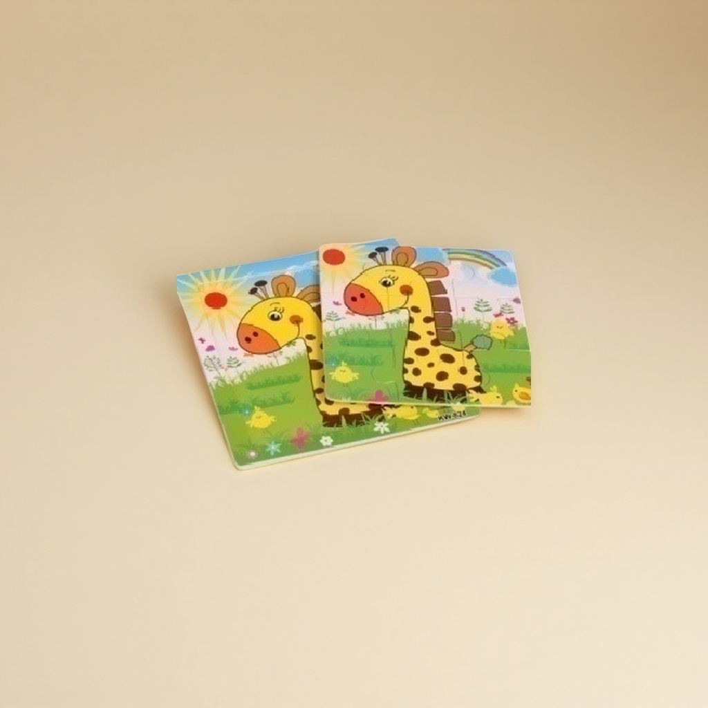 Colorful giraffe-patterned children's book for early education and cognitive enlightenment