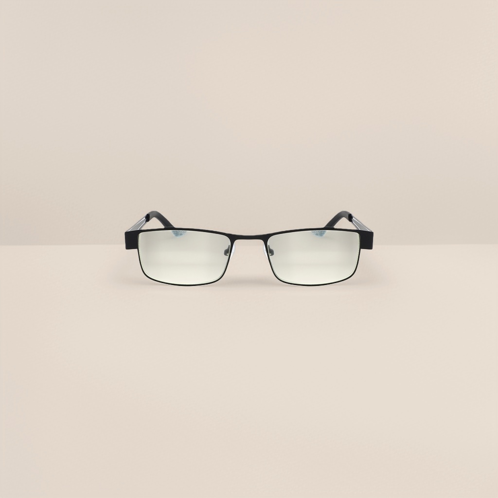 Black frame anti-blue light glasses for both men and women, lightweight, comfortable and eye-protecting optical lenses Application Scenario