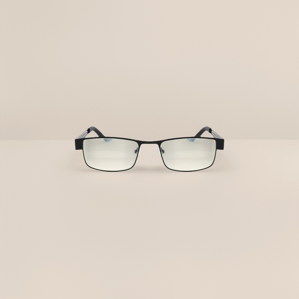 Black frame anti-blue light glasses for both men and women, lightweight, comfortable and eye-protecting optical lenses