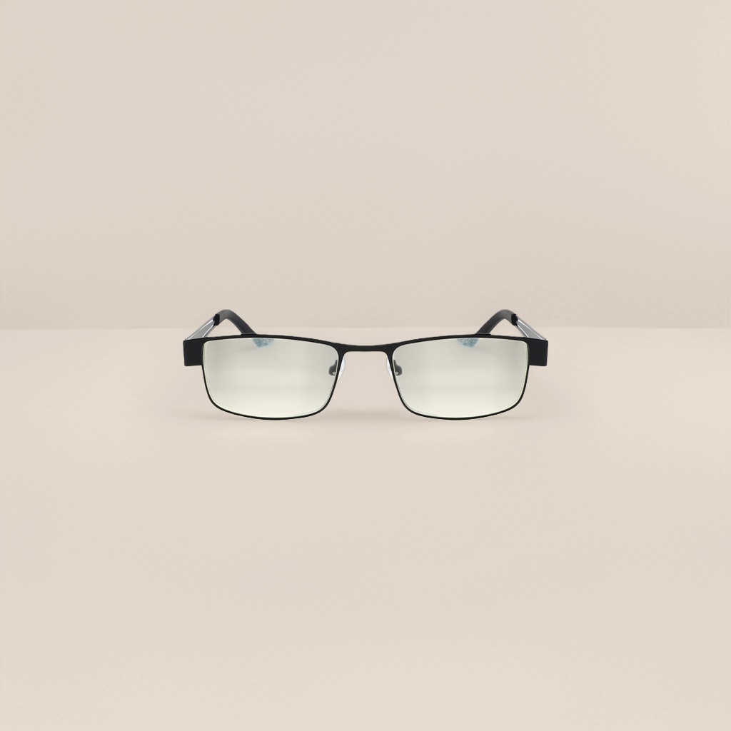 Black frame anti-blue light glasses for both men and women, lightweight, comfortable and eye-protecting optical lenses Specification image