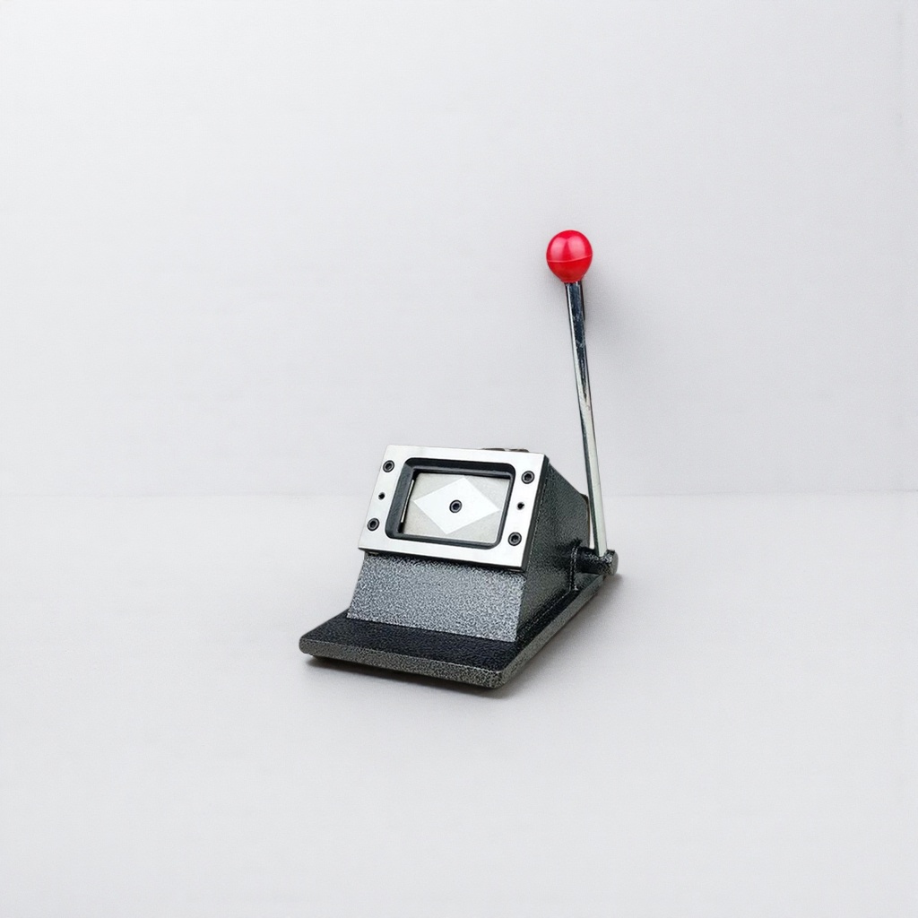 Black base, red handle punching machine, manual hole puncher, office stationery