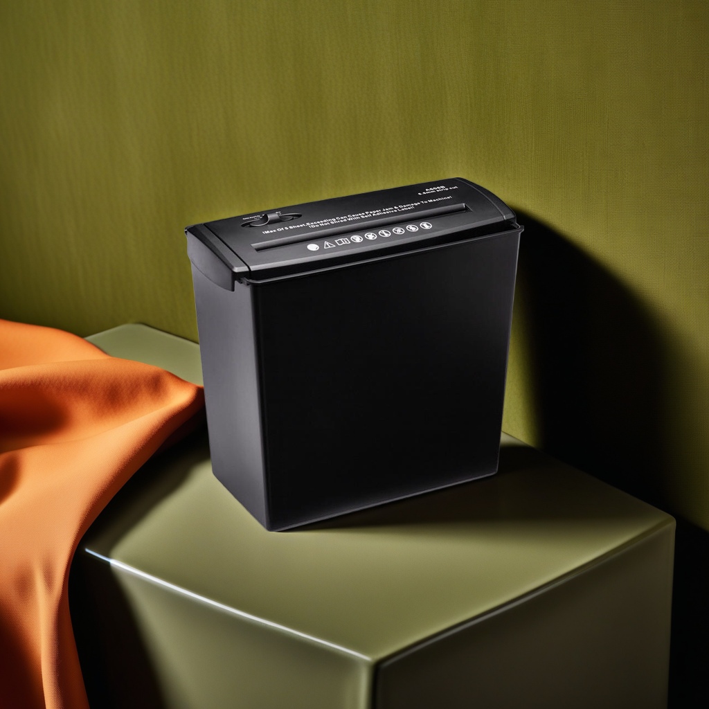Black shredder, small, quiet and automatic paper feeding for home and office use, 20L Application Scenario