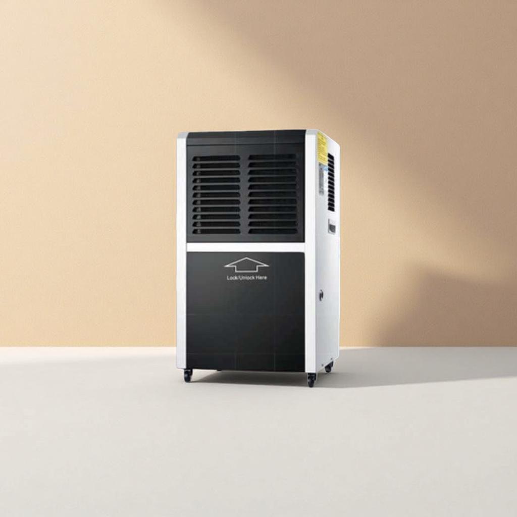Black commercial dehumidifier, 30 liters per day, silent, energy-saving, intelligent and constant humidity, suitable for both home and office use Application Scenario