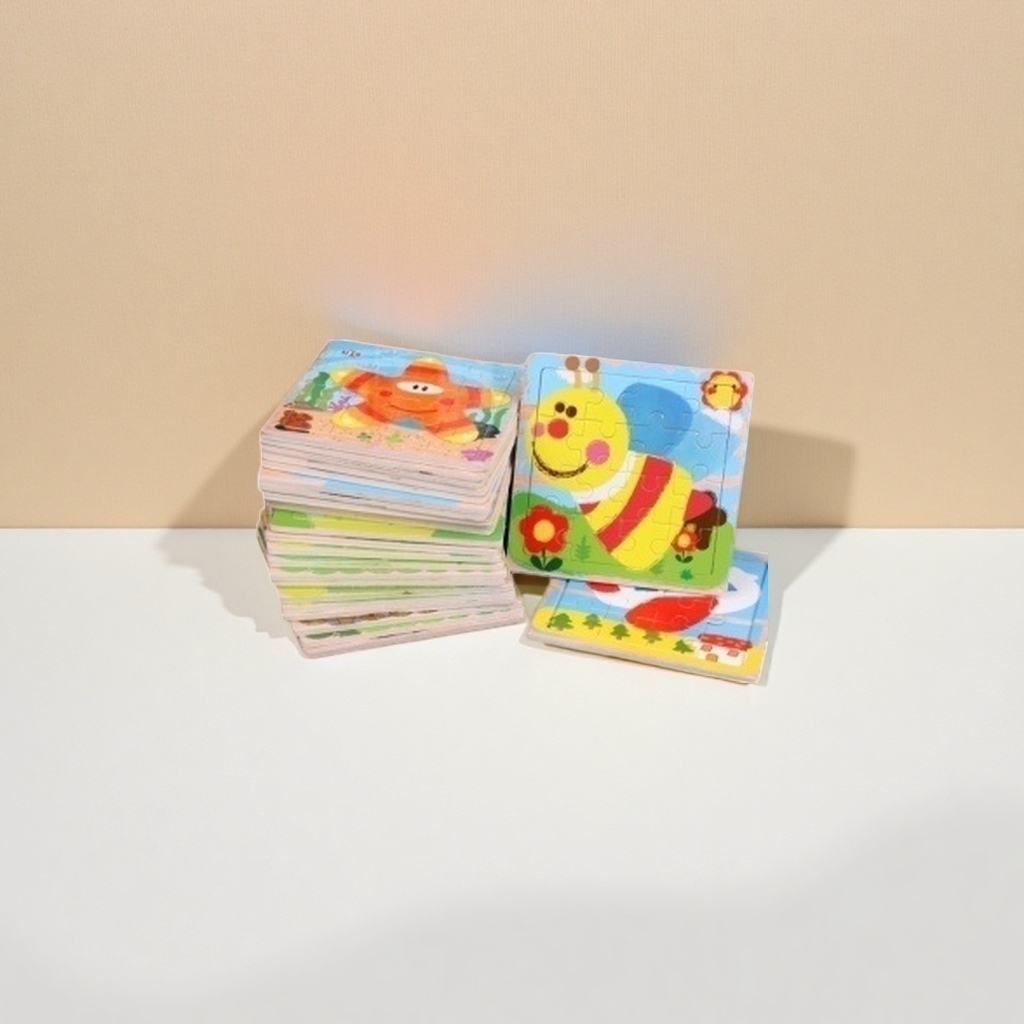 Colorful children's jigsaw puzzle toys, printed with eco-friendly ink, smooth edges and corners, for indoor parent-child interaction Specification image